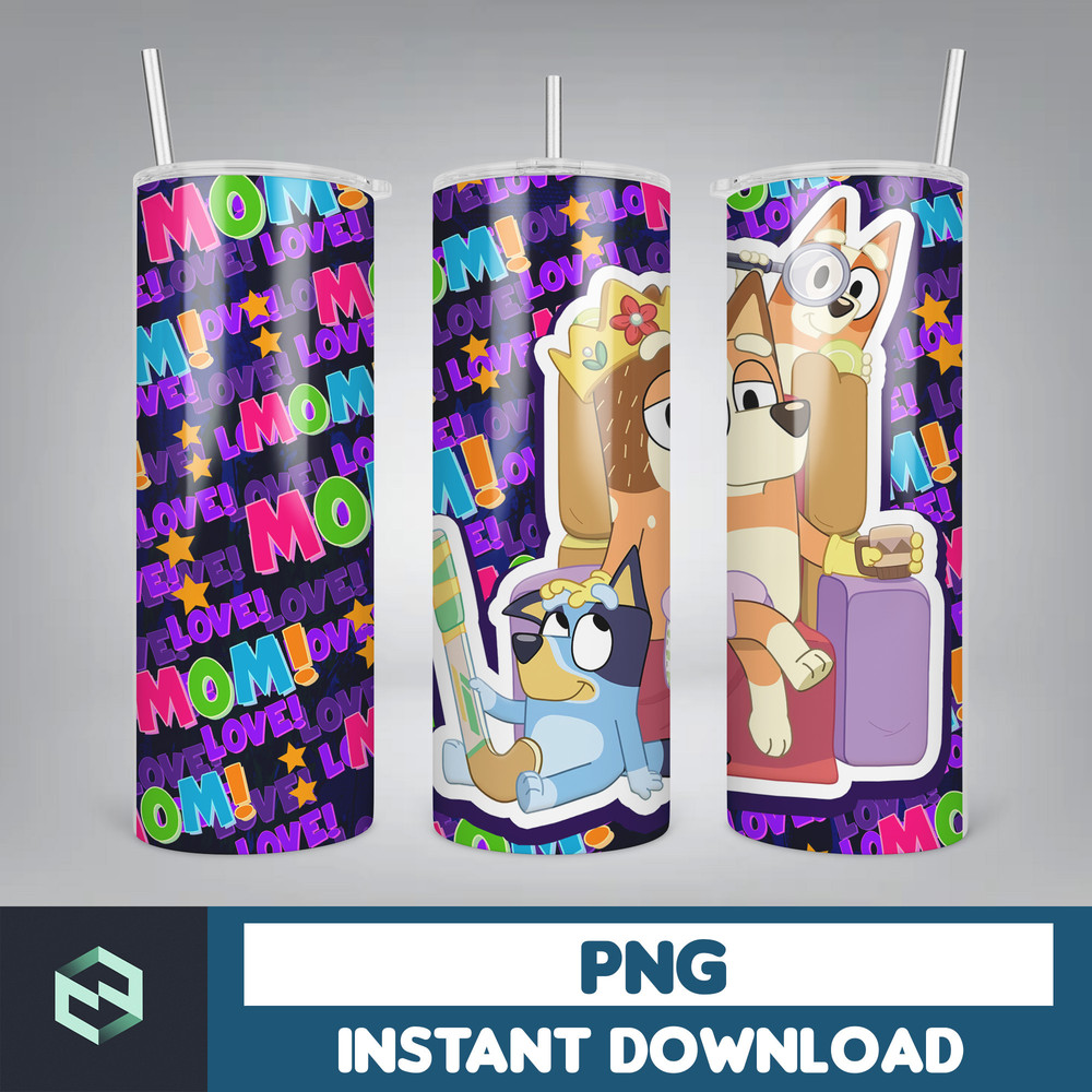 Tumbler Wraps Bluey 20oz Sublimation Designs, Character for StraightTapered Png, Tumbler PNG File Digital Download (9).jpg