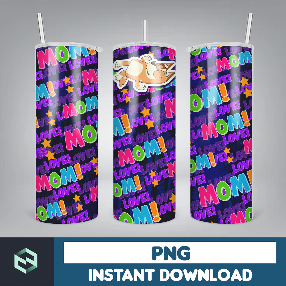 Tumbler Wraps Bluey 20oz Sublimation Designs, Character for StraightTapered Png, Tumbler PNG File Digital Download (10).jpg