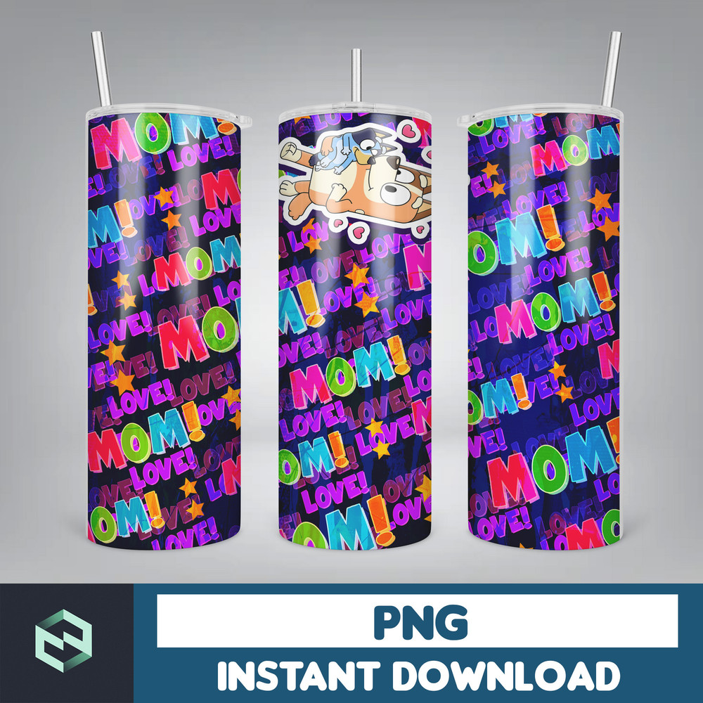 Tumbler Wraps Bluey 20oz Sublimation Designs, Character for StraightTapered Png, Tumbler PNG File Digital Download (11).jpg
