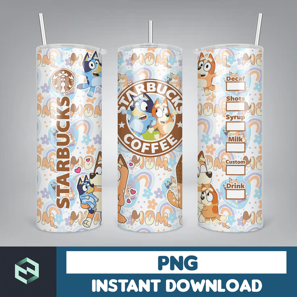Tumbler Wraps Bluey 20oz Sublimation Designs, Character for StraightTapered Png, Tumbler PNG File Digital Download (12).jpg