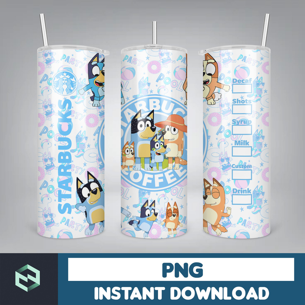 Tumbler Wraps Bluey 20oz Sublimation Designs, Character for StraightTapered Png, Tumbler PNG File Digital Download (16).jpg