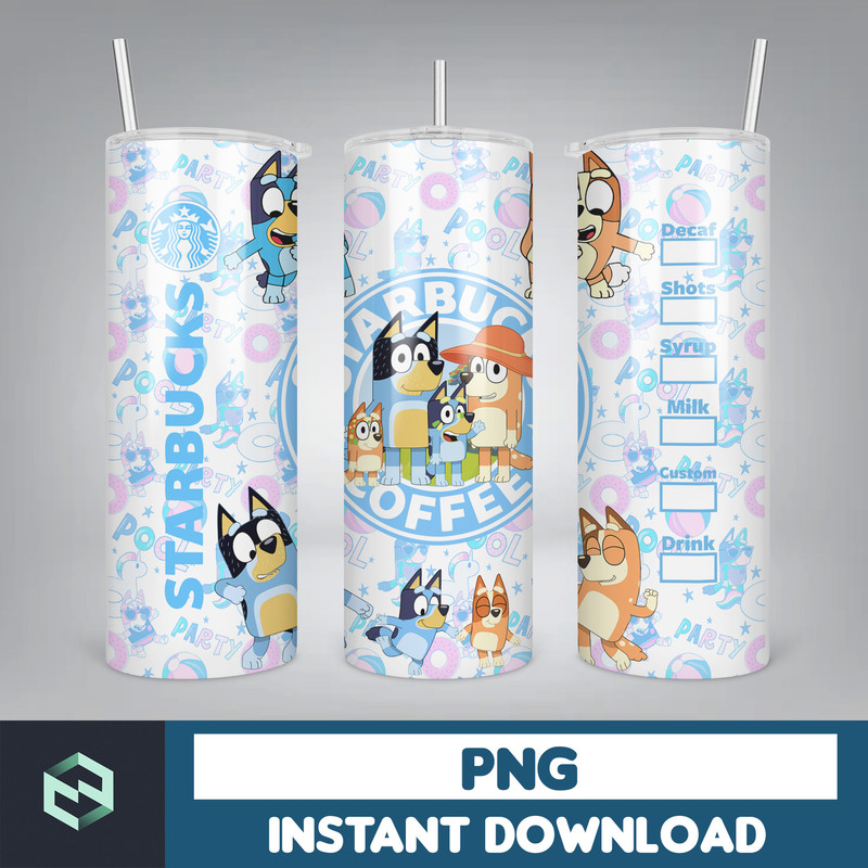 Tumbler Wraps Bluey 20oz Sublimation Designs, Character for StraightTapered Png, Tumbler PNG File Digital Download (16).jpg