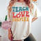 Retro Teacher Comfort Colors Shirt, Teacher Tshirt, Teach Love Inspire Shirt, New Teacher Gift, Back to School Shirt, Teacher Appreciation - 2.jpg