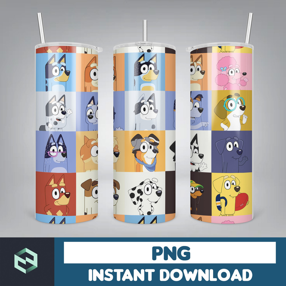 Tumbler Wraps Bluey 20oz Sublimation Designs, Character for StraightTapered Png, Tumbler PNG File Digital Download (19).jpg