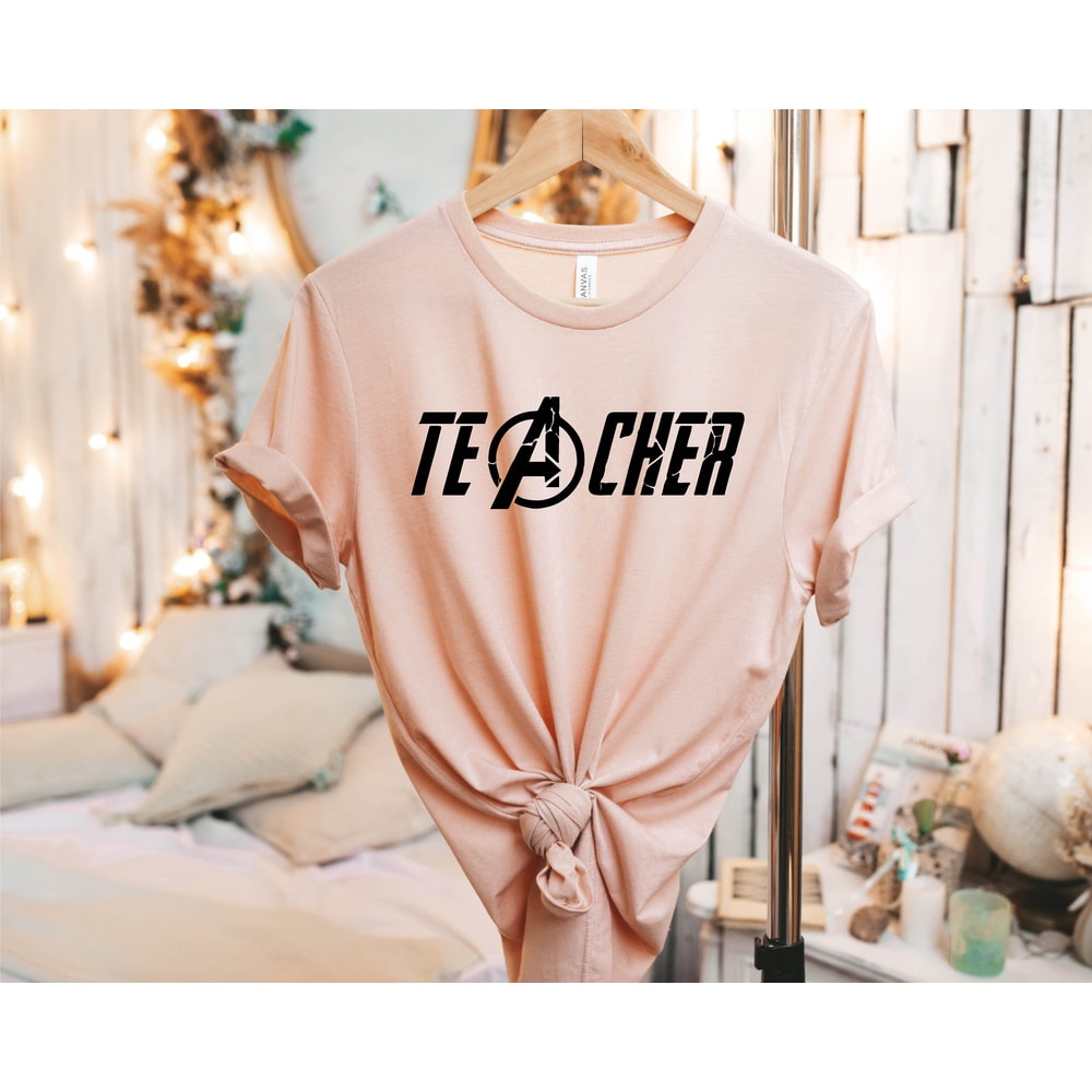 Superhero Teacher T-Shirt, Teacher life Tee, Back to School Shirts, Teacher T-Shirt, Funny Teacher Gift Tee, Super Teacher TShirt - 4.jpg