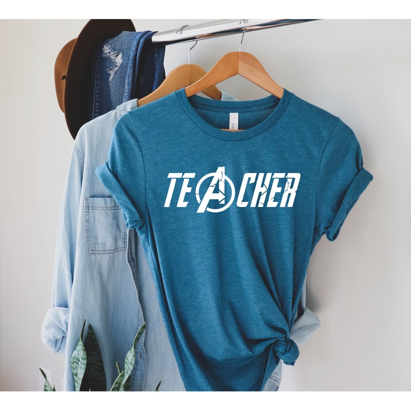 Superhero Teacher T-Shirt, Teacher life Tee, Back to School Shirts, Teacher T-Shirt, Funny Teacher Gift Tee, Super Teacher TShirt - 5.jpg