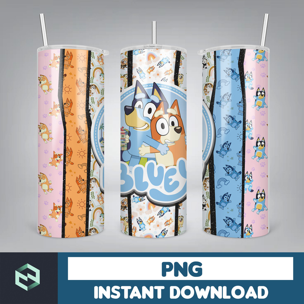 Tumbler Wraps Bluey 20oz Sublimation Designs, Character for StraightTapered Png, Tumbler PNG File Digital Download (20).jpg