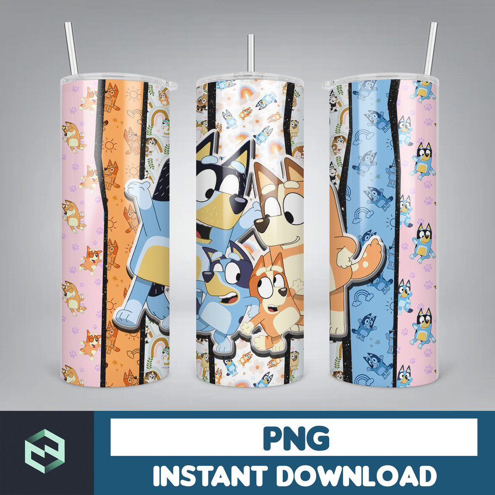 Tumbler Wraps Bluey 20oz Sublimation Designs, Character for StraightTapered Png, Tumbler PNG File Digital Download (22).jpg