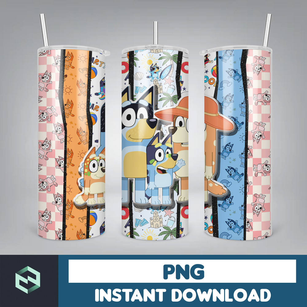 Tumbler Wraps Bluey 20oz Sublimation Designs, Character for StraightTapered Png, Tumbler PNG File Digital Download (27).jpg
