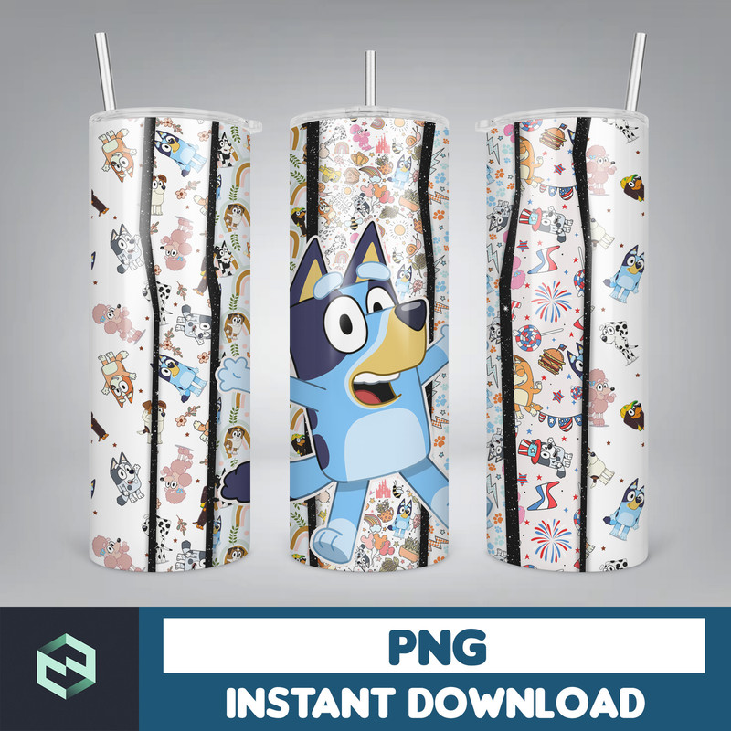 Tumbler Wraps Bluey 20oz Sublimation Designs, Character for StraightTapered Png, Tumbler PNG File Digital Download (29).jpg