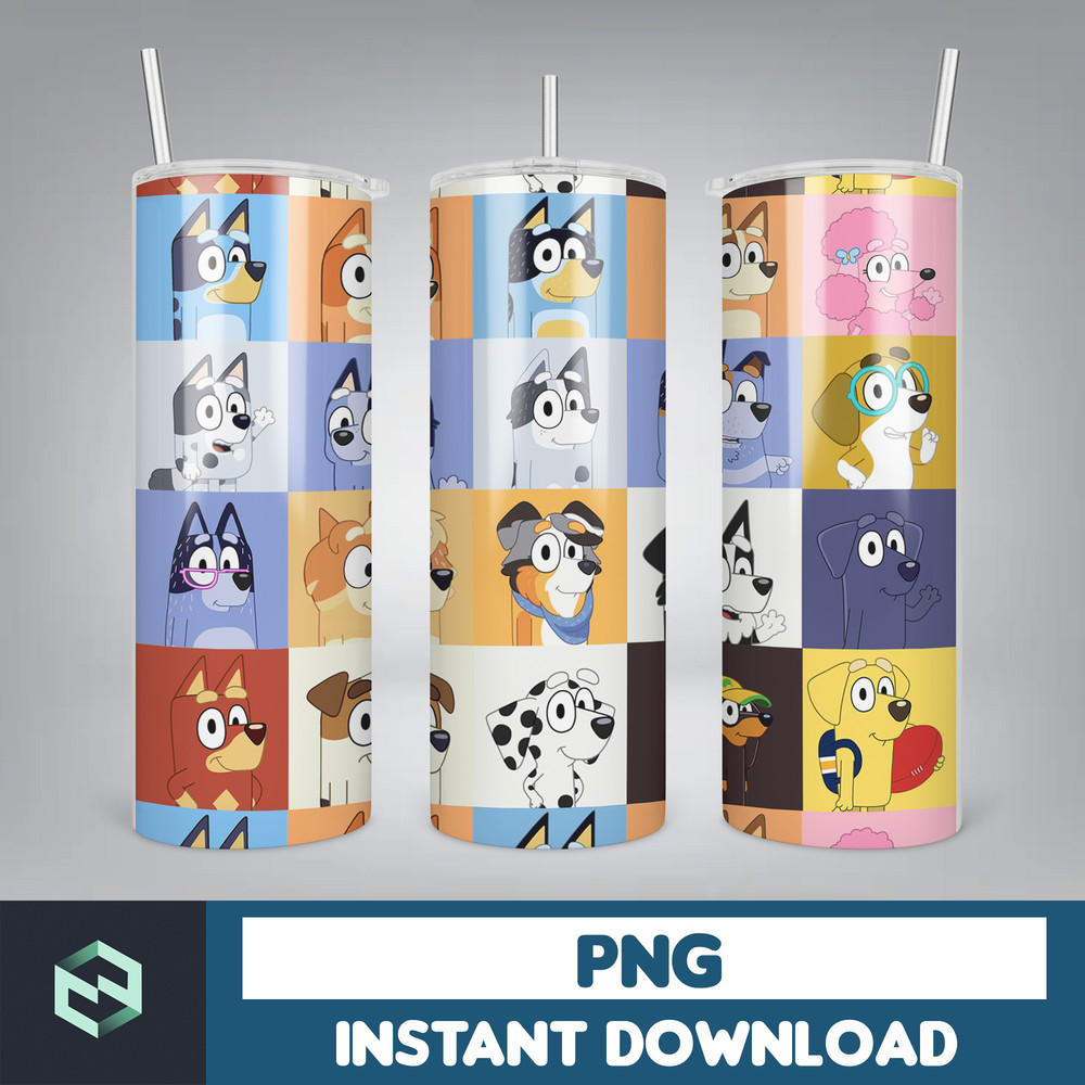 Tumbler Wraps Bluey 20oz Sublimation Designs, Character for StraightTapered Png, Tumbler PNG File Digital Download (34).jpg