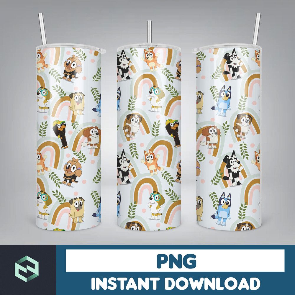 Tumbler Wraps Bluey 20oz Sublimation Designs, Character for StraightTapered Png, Tumbler PNG File Digital Download (35).jpg