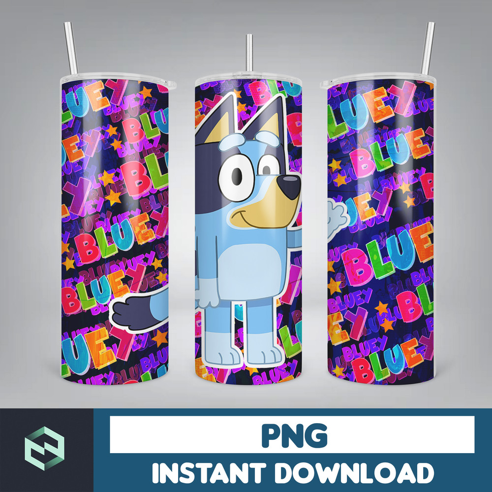 Tumbler Wraps Bluey 20oz Sublimation Designs, Character for StraightTapered Png, Tumbler PNG File Digital Download (42).jpg