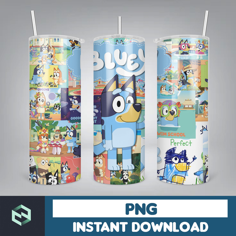 Tumbler Wraps Bluey 20oz Sublimation Designs, Character for StraightTapered Png, Tumbler PNG File Digital Download (49).jpg