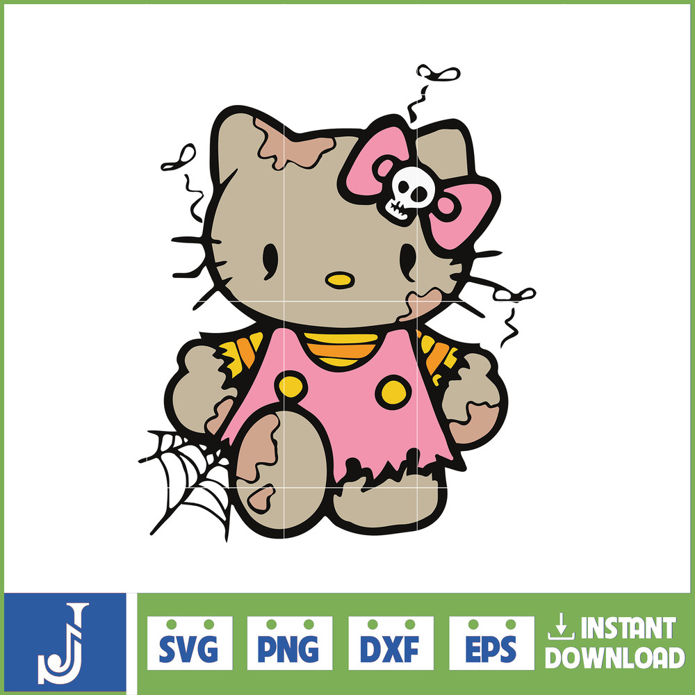 Hello Cats Horror Halloween Svg Png, Layered Hello Cat Svg, Horror Characters Svg, Jack Cat Svg Files For Cricut, Instant Download (13).jpg