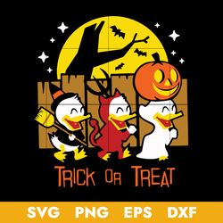 trick or treat svg, duck halloween svg, disney hallowen svg, halloween svg, png dxf eps digital file