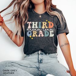 third grade dream team t-shirt, third grade teacher shirt, 3rd grade teacher tshirt, third grade shirts, 3rd grade tee,
