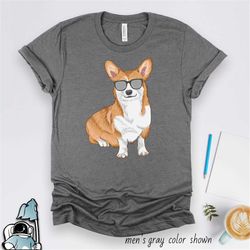 corgi shirt, corgi sunglasses shirt, corgi dog, pet corgi art, love corgis, cool corgi shirt, corgi gift, corgi dog shir