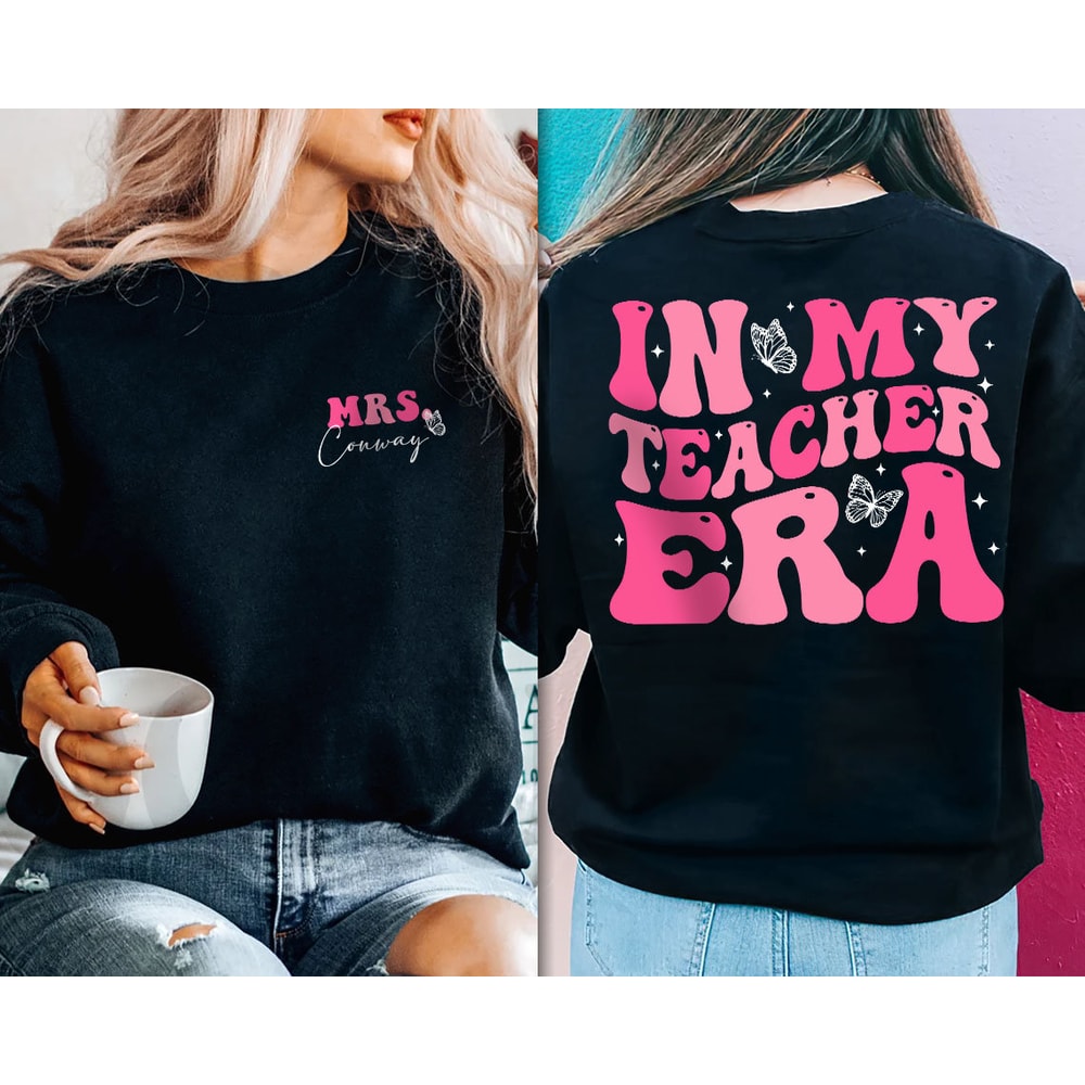 In My Teacher Era Shirt, In My Cool Teacher Era Shirt, Custom name Teacher shirt, Teacher Appreciation, Teacher Gift, Best Teacher Shirt - 4.jpg