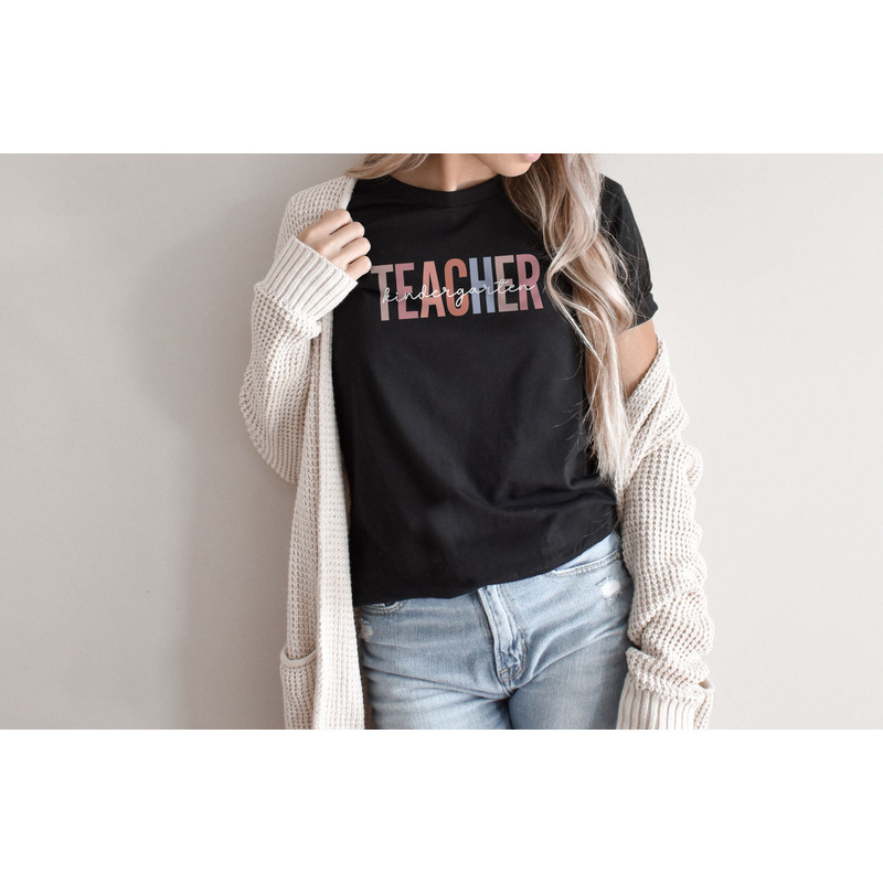 Kindergarten Teacher Shirt, Kindergarten Teacher T-Shirt, Teacher Shirt, Kindergarten Teacher Gift, Gift for Kindergarten Teacher - 2.jpg