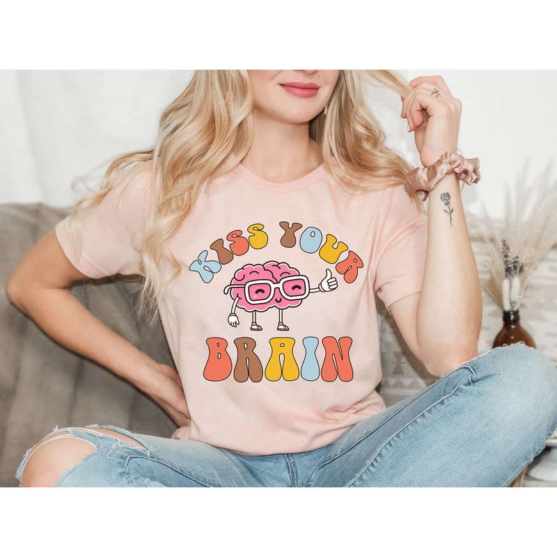 Kiss Your Brain Custom Shirt,Teacher Shirts, Teacher Appreciation Gift, Custom Retro Teacher Gifts, Sped Teacher Tshirt, Teacher T Shirt - 3.jpg