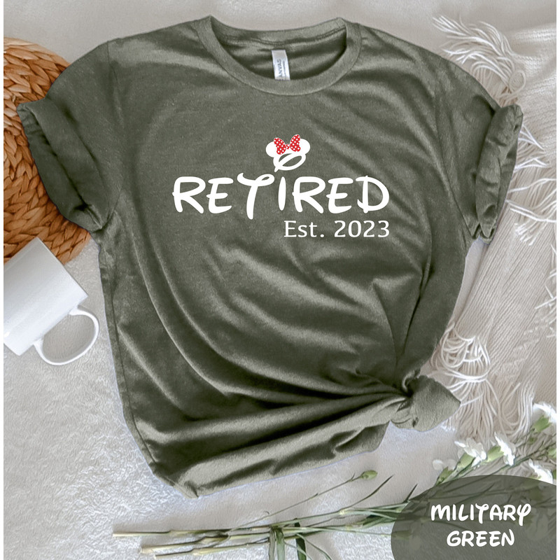 Minnie Retired Est 2023 T-Shirt, Cute Retirement Gift, Retiree Vibes Shirt, Trendy Retiree Gift, Funny Retirement Shirt, Minnie Shirt - 5.jpg