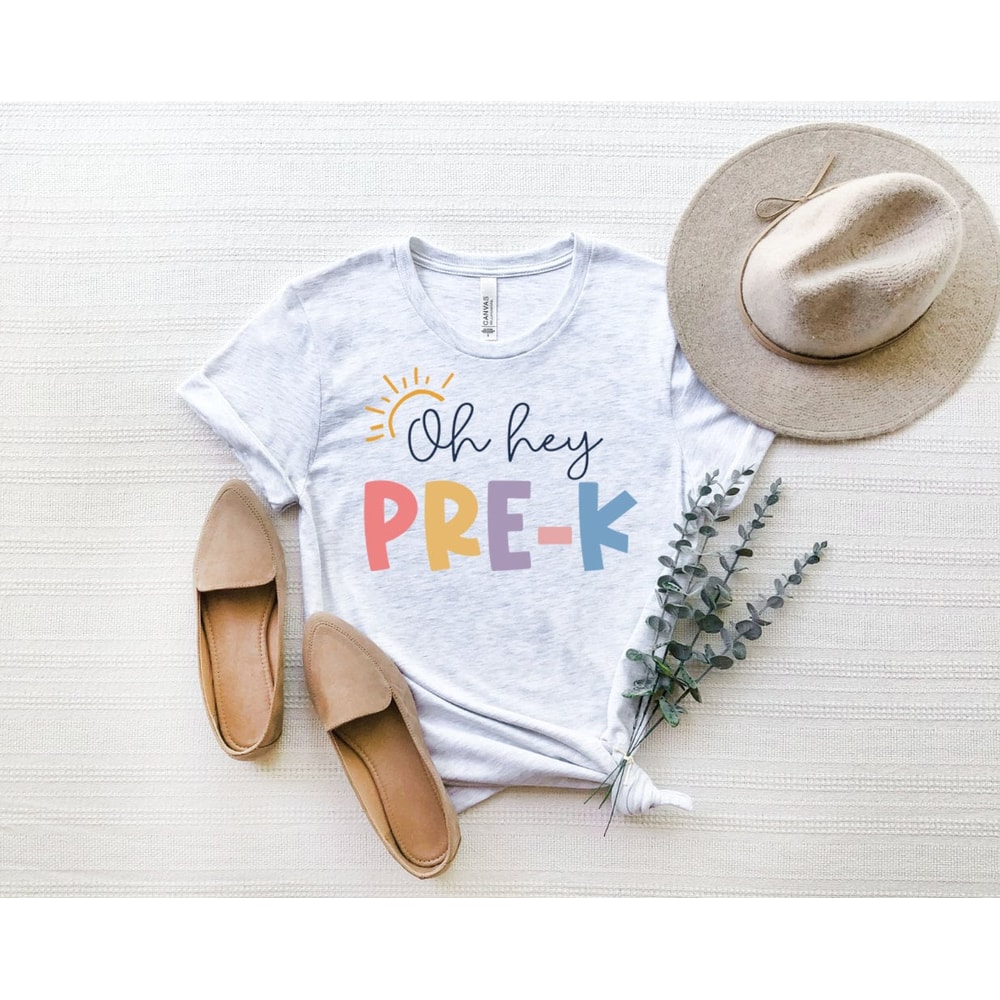 Oh Hey Pre-K Teacher Shirt, PreK Teacher Shirt, Pre K Teacher TShirt, PreK T Shirt, PreK Sweatshirt, PreK Shirt for Teacher Team, PreK Squad - 3.jpg