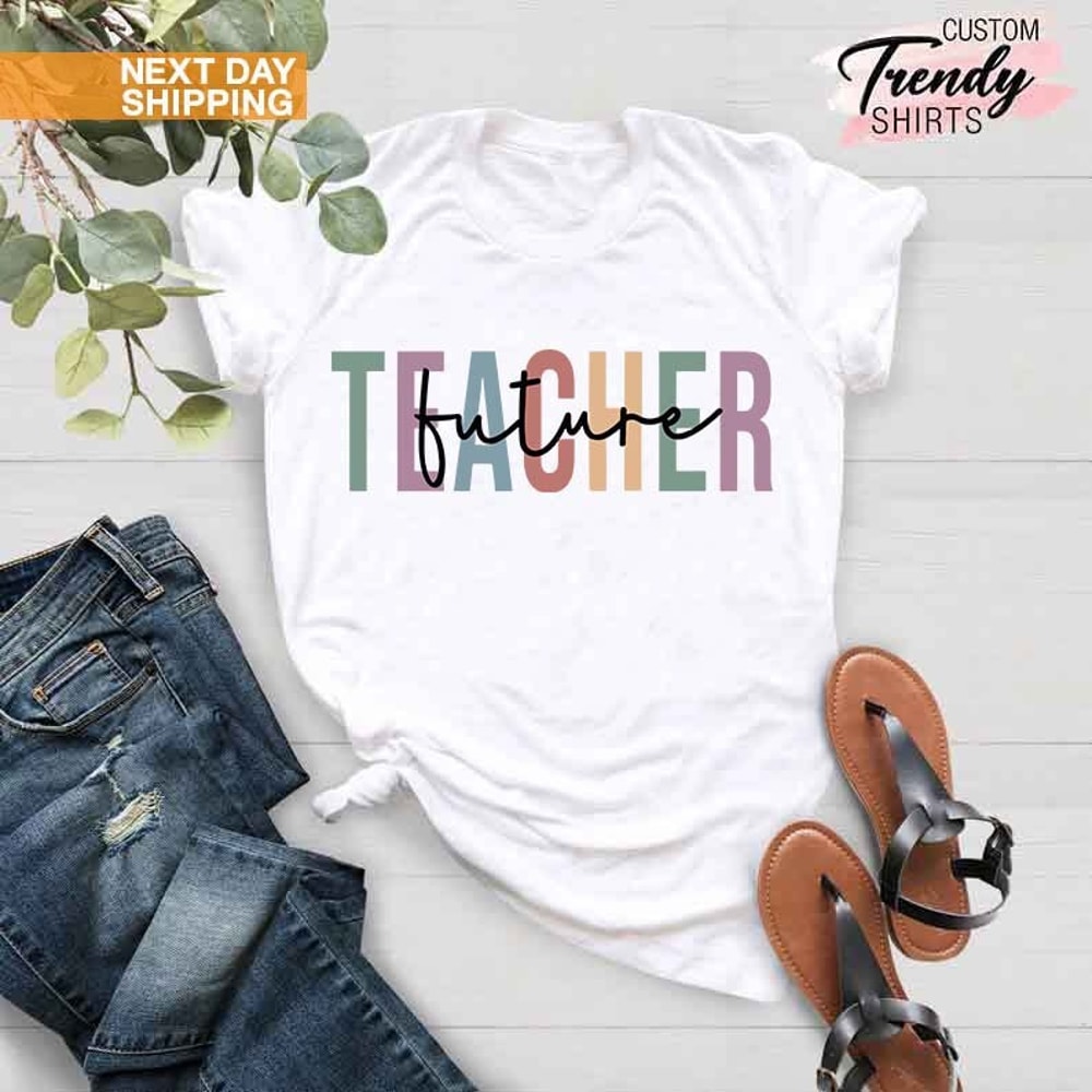 New Teacher T-Shirt, Teacher Graduation Gift, Teacher in Progress Tee, Teacher Appreciation Shirt, Gift for Teacher, Gift for Future Teacher - 4.jpg