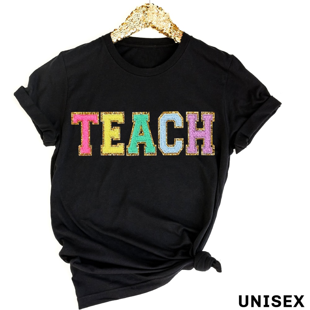 Teacher Sweatshirt, Teacher Shirts, Back to School Teacher Gift Ideas, TEACH Sweatshirt - 5.jpg