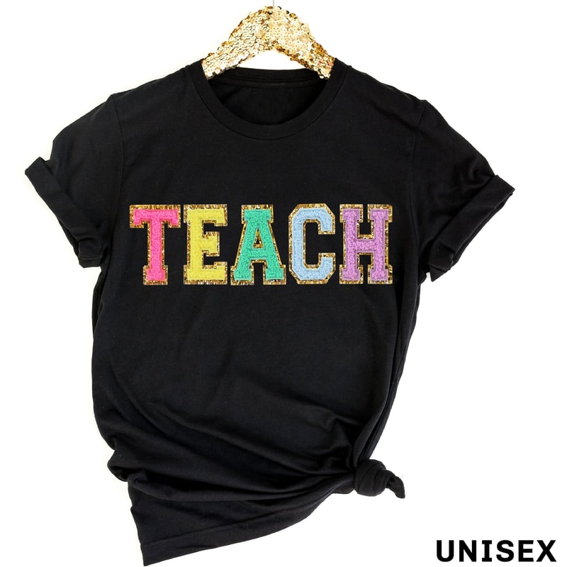 Teacher Sweatshirt, Teacher Shirts, Back to School Teacher Gift Ideas, TEACH Sweatshirt - 5.jpg