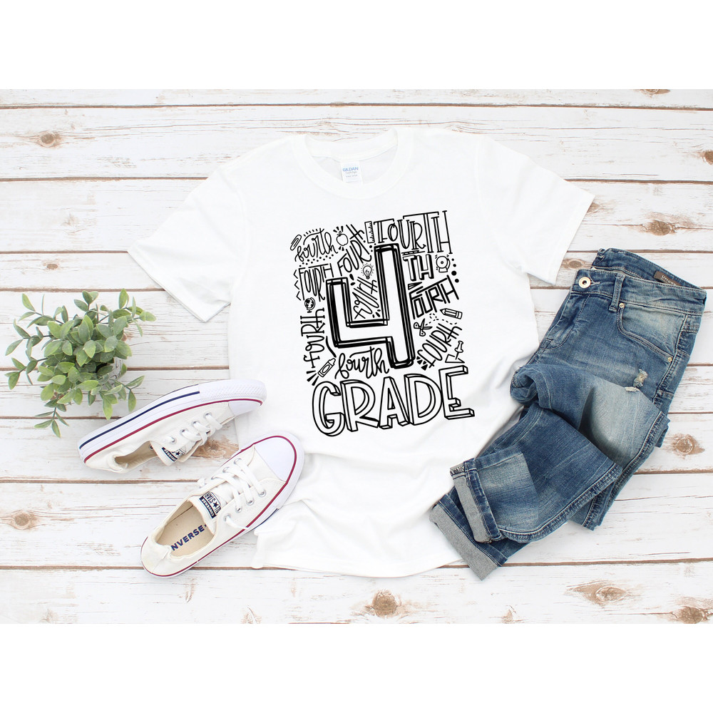 1st Grade Shirt, Custom Teacher Shirts, Teacher Team Shirts, Personalized Teacher T-shirts, Teacher Outfit, Teacher T-shirts - 3.jpg