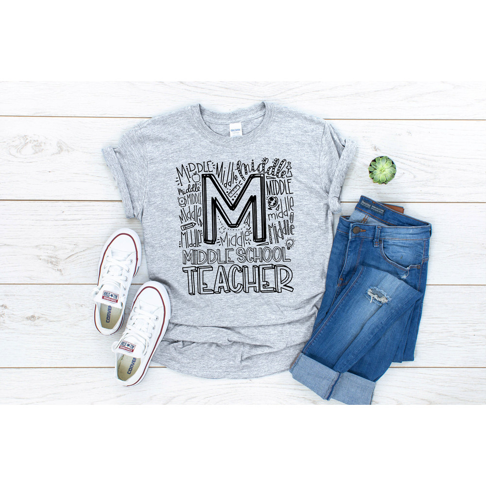 1st Grade Shirt, Custom Teacher Shirts, Teacher Team Shirts, Personalized Teacher T-shirts, Teacher Outfit, Teacher T-shirts - 4.jpg