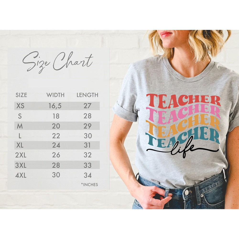 Inspirational Teacher Shirt, Teacher Life Shirt, Retro Teacher Shirt, Teacher Graduation, Kindergarten Teacher Shirt, Teacher Appreciation - 4.jpg