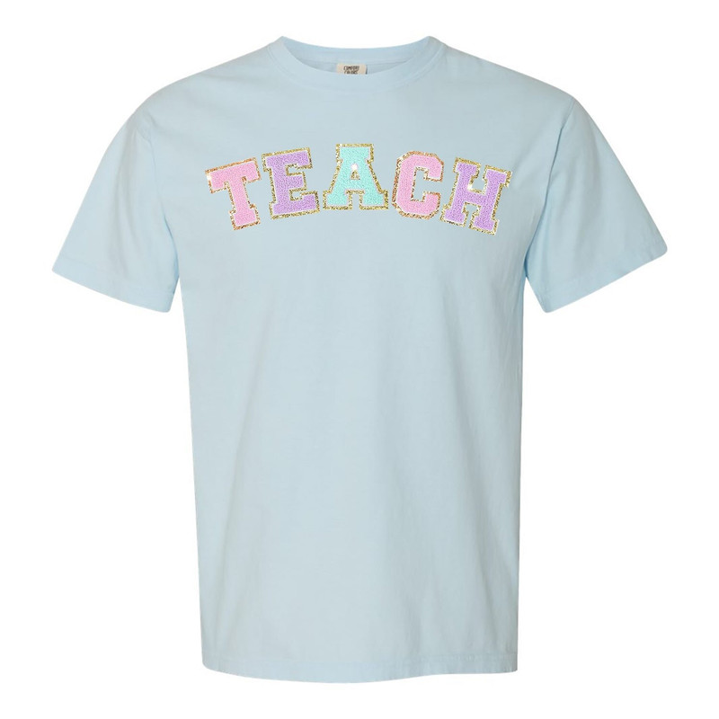 Teach Letter Patch Comfort Colors T-Shirt, Teacher T-Shirt, Teacher Gift - 4.jpg