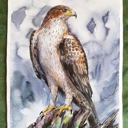 Watercolor artwork painting Eagle