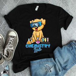 chemistry shirt, chemistry lab shirt, science dog t-shirt, chemistry teacher gift, science shirt, chemist gift, science