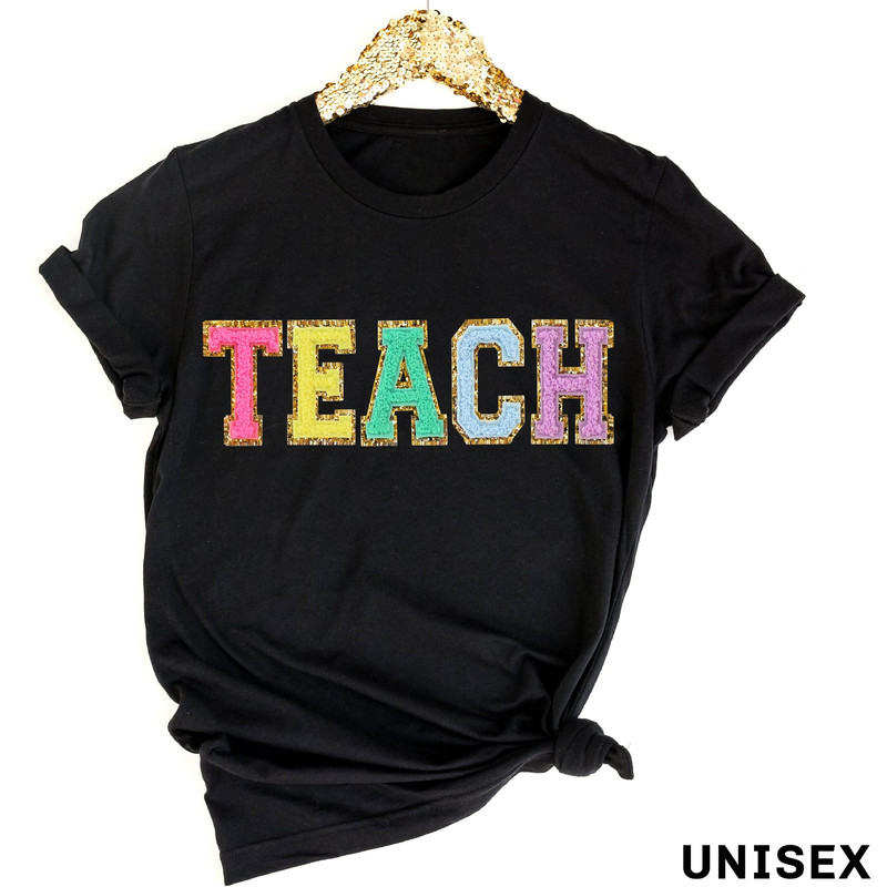 Teacher Sweatshirt, Teacher Shirts, Back to School Teacher Gift Ideas, TEACH Sweatshirt - 5.jpg