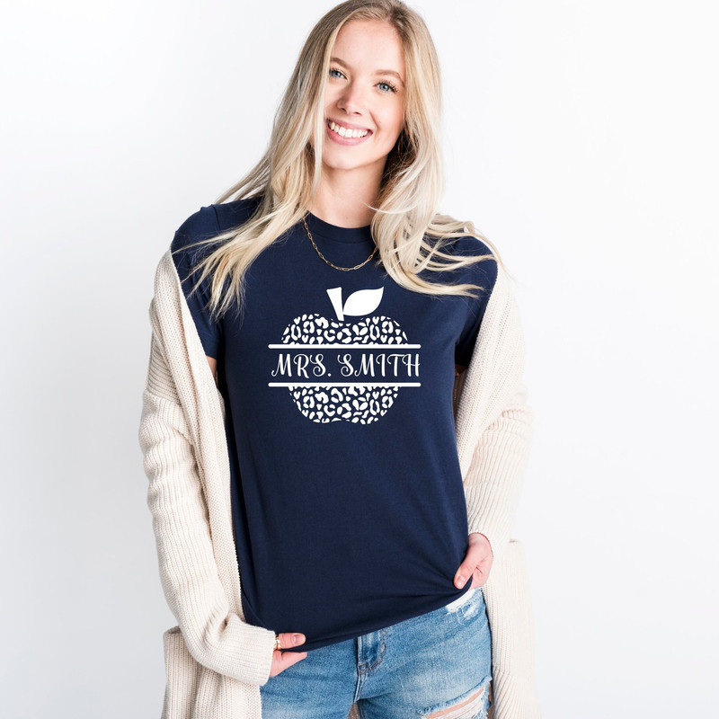 Custom Teacher Shirt, Personalized Teacher T-shirt, Teacher Gift, Teacher's Day Gift, Teacher Name Shirt, Teacher Appreciation, School Tee - 4.jpg