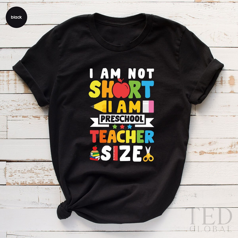 Preschool Shirt, Cute Teacher T Shirt, Back to School T Shirt, Teacher Size Shirts, First Day of School Tee, Hello Preschool T-Shirt - 1.jpg