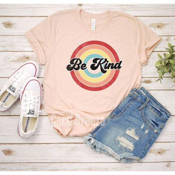 Retro Be Kind - unisex tshirt Be Kind T Shirt, Inspirational Shirt, Mom Kindness Shirt, Kind Shirt, Teacher Kindness Shirt, Retro Kindness - 2.jpg