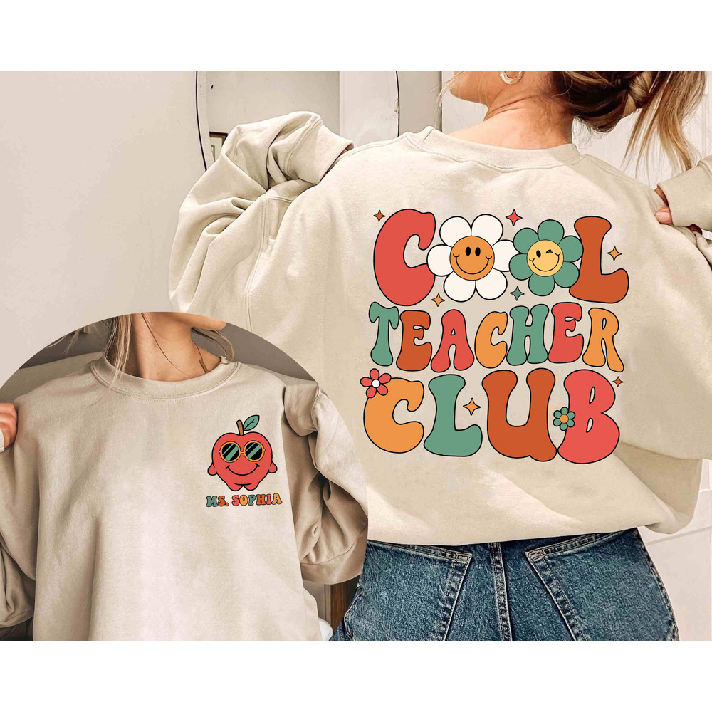 Teacher Shirt, Cool Teacher Club, Teacher Squad Shirt, Custom Teacher Gift, Back To School, Teachers Day, Teacher Appreciation Gift - 2.jpg