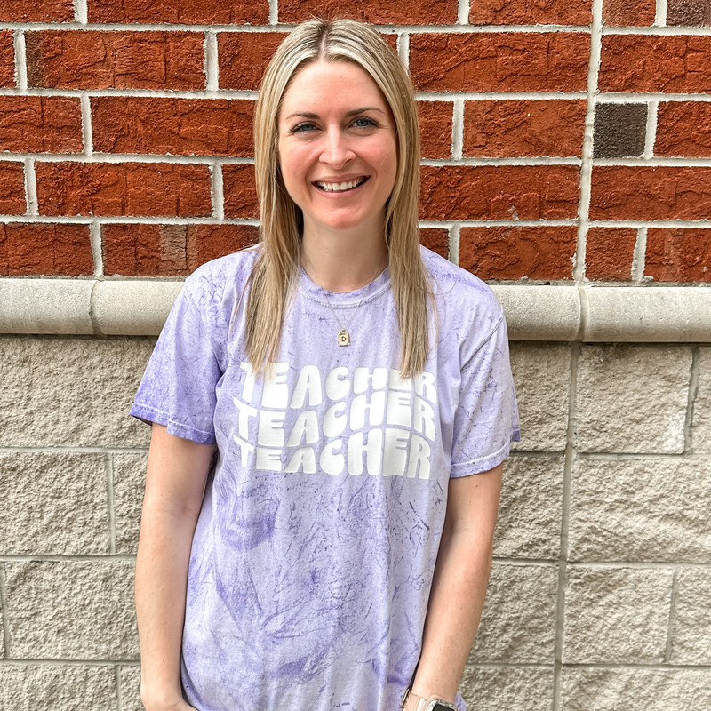 Teacher Tee, Adult Unisex Comfort Colors Color Blast T-Shirt, Amethyst, Short Sleeve, Tie Dye, Trendy Top, Boho, Retro, Groovy, Teacher Gift - 2.jpg