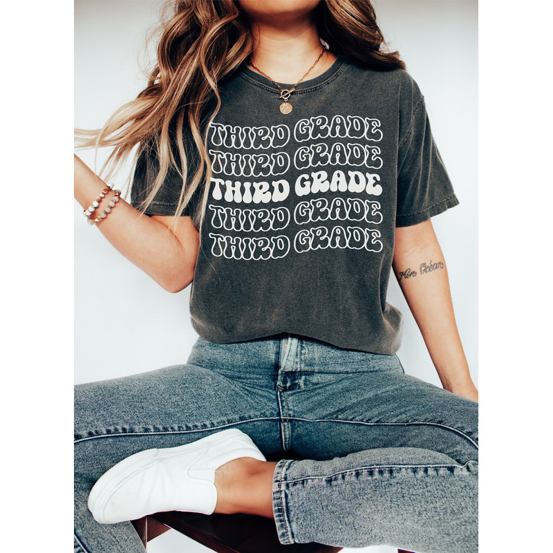 Third Grade Teacher Shirt  Retro Third Grade Shirt  Teacher Appreciation Gift  3Rd Grade Shirts  Teacher Grade Gift  3Rd Grade Teacher - 1.jpg