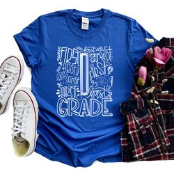 1st Grade Shirt, Custom Teacher Shirts, Teacher Team Shirts, Personalized Teacher T-shirts, Teacher Outfit, Teacher T-sh