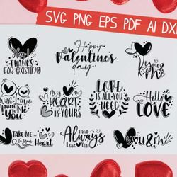 valentine's day 10 svg bundle svg