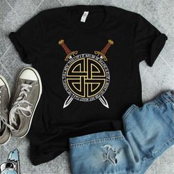viking swords shirt, viking art shirt, viking rune shirt, viking gift, norse art, norse mythology shirt, viking swords a