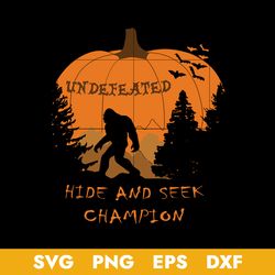 undefeated hide and seek chamion svg, halloween svg, png dxf eps digital file