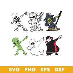 horror characters halloween svg, halloween svg, png dxf eps digital file