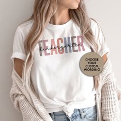 kindergarten teacher shirt, kindergarten teacher t-shirt, teacher shirt, kindergarten teacher gift, gift for kindergarte