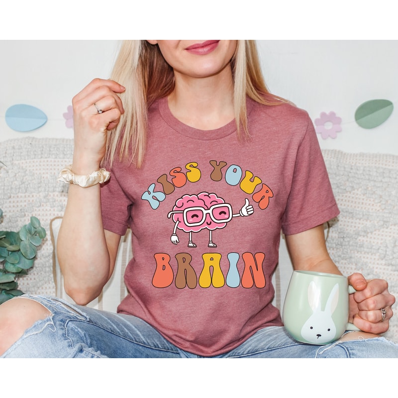 Kiss Your Brain Custom Shirt,Teacher Shirts, Teacher Appreciation Gift, Custom Retro Teacher Gifts, Sped Teacher Tshirt, Teacher T Shirt - 5.jpg